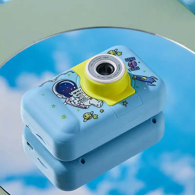 copy of Mini Digitální Fotoaparát Hračka Cheildren 2,0 Palce S Roztomilou Kočkou Silikonové Pouzdro 32GB TF Čtečka Karet