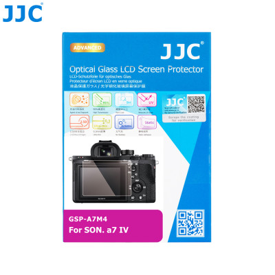 JJC LCD ochrana GSP-A7M4 LCD ochranné sklo pre Sony a7 IV，ZV-E10 II
