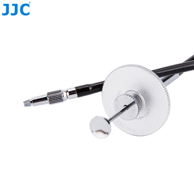 JJC TCR-70S Drôtová spúšť 70 cm - strieborné tlačidlo