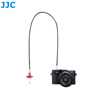 JJC TCR-40R Drátěná spoušť 40cm - červené tlačítko