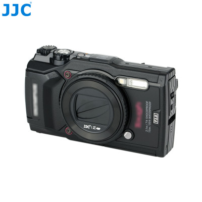 JJC Krytka objektivu Speciálně navržená pro OlympusTG-7 , TG-6, TG-5, TG-4, TG-3, TG-2 a TG-1