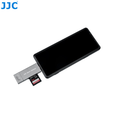 JJC Čtečka paměťových karet USB 3.0 šedá