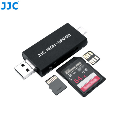 JJC Čtečka paměťových karet USB 3.0 černá