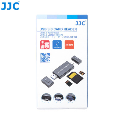 Čítačka pamäťových kariet JJC USB 3.0 čierna
