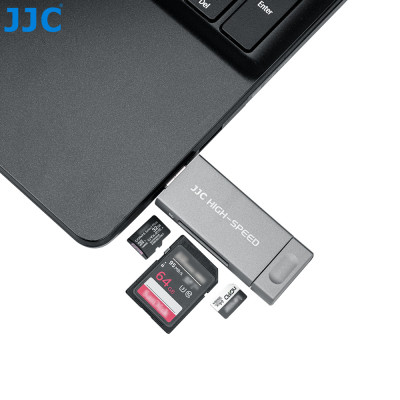 JJC Čtečka paměťových karet USB 3.0 černá