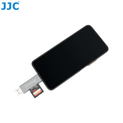 copy of JJC Multifunkční čtečka paměťových karet pro iphone černá