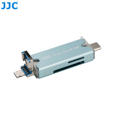 copy of JJC Pouzdro na paměťové karty- SD x 1, TF x 2, Nano SIM x 1, multifunkční čtečku karet USB 3.0 (součástí balení)