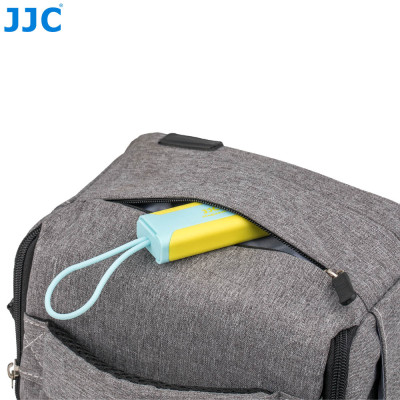 JJC Pouzdro na paměťové karty + multifunkční čtečku karet USB 3.0 modro-žlutá