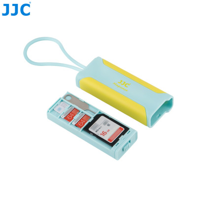 copy of JJC Pouzdro na paměťové karty- SD x 1, TF x 2, Nano SIM x 1, multifunkční čtečku karet USB 3.0 (součástí balení)