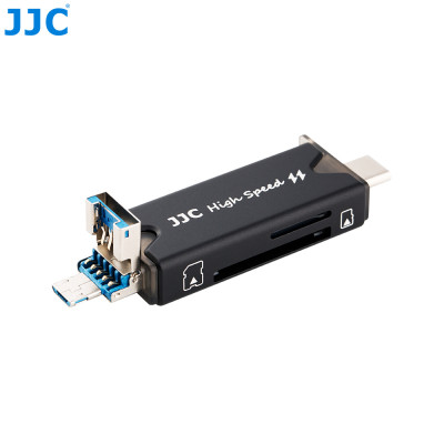 copy of JJC Pouzdro na paměťové karty- SD x 1, TF x 2, Nano SIM x 1, multifunkční čtečku karet USB 3.0 (součástí balení)