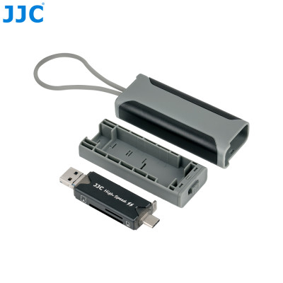 copy of JJC Pouzdro na paměťové karty- SD x 1, TF x 2, Nano SIM x 1, multifunkční čtečku karet USB 3.0 (součástí balení)