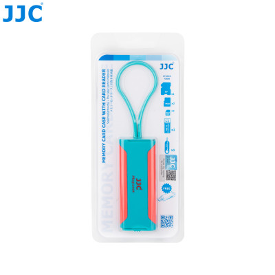 JJC Pouzdro na paměťové karty- SD x 1, TF x 2, Nano SIM x 1, multifunkční čtečku karet USB 3.0 (součástí balení)