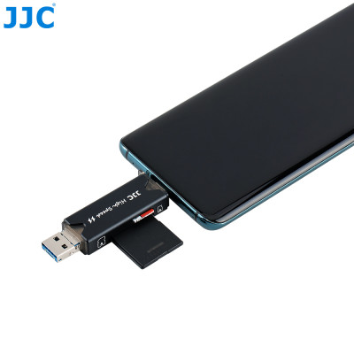 Puzdro na pamäťové karty JJC + čítačka USB 3.0 (2 x SD, 4 x MSD, čítačka)