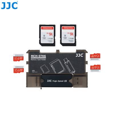 Puzdro na pamäťové karty JJC + čítačka USB 3.0 (2 x SD, 4 x MSD, čítačka)