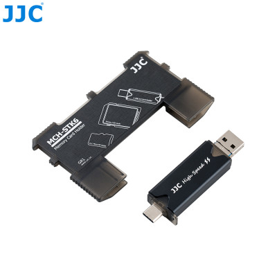 Puzdro na pamäťové karty JJC + čítačka USB 3.0 (2 x SD, 4 x MSD, čítačka)