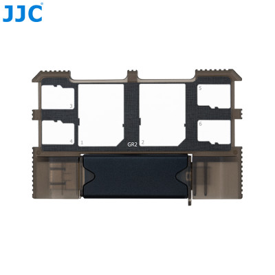 JJC Pouzdro na paměťové karty + čtečka USB 3.0 (2 x SD, 4 x MSD, čtečku)