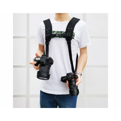 Dvojitý ramenný popruh Puluz pre fotoaparáty PU6002