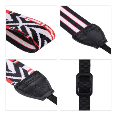 PULUZ PU6009B Retro štýl, viacfarebná séria, popruh na fotoaparát pre zrkadlovky