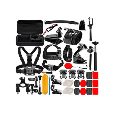 Puluz Sada 50 v 1 ks příslušenství pro sportovní kamery PKT39 Combo Kits