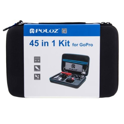 Puluz Sada 45 v 1 ks příslušenství pro sportovní kamery  PKT10 Combo Kits