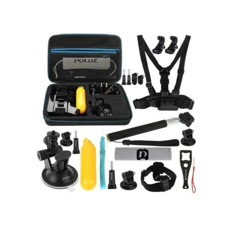 Puluz Sada 20 v 1 ks příslušenství pro sportovní kamery  PKT11 Combo Kits
