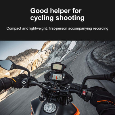 PULUZ magnetický rychloupínací držák akční kamery na bradu helmy (černý)