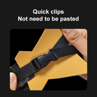 PULUZ magnetický rychloupínací držák akční kamery na bradu helmy (černý)