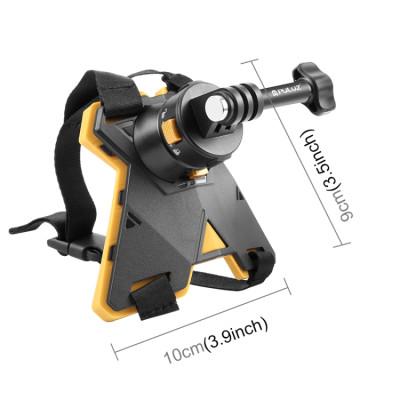 PULUZ magnetický rychloupínací držák akční kamery na bradu helmy (černý)