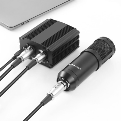 PULUZ  Fantomový napájecí zdroj 48V pro kondenzátorový mikrofon