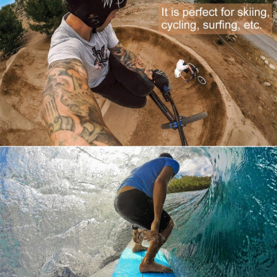 PULUZ nylonový popruh na ruku so suchým zipsom pre väčšinu akčných kamier