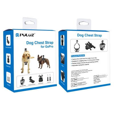 PULUZ Postroj pro psy a nebo jiné domácí mazlíčky pro většinu akčních kamer