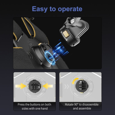 PULUZ magnetický hrudný popruh s rýchloupínacím mechanizmom, opasok (čierny) pre väčšinu akčných kamier