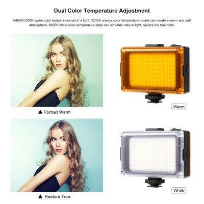 PULUZ Pocket 104 LED 1800LM Profesionální vlogovací fotografické video & foto studiové světlo