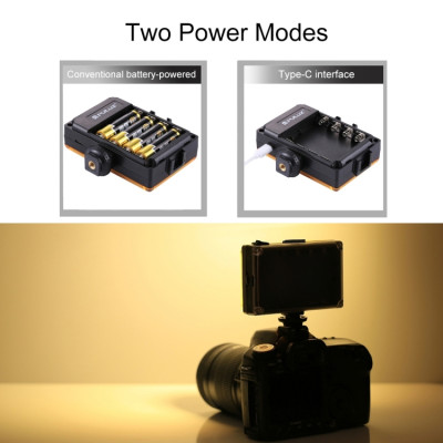 PULUZ Pocket 104 LED 1800LM Profesionálne vlogovacie video a foto štúdiové svetlo