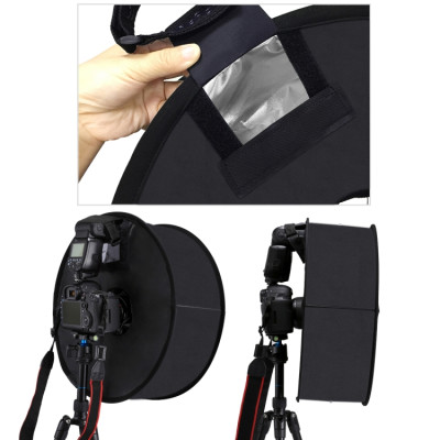 PULUZ PU5145 45cm kulatý makro a portrétní softbox , černý