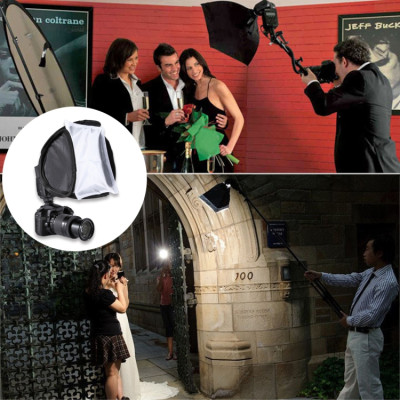 PULUZ Skládací softbox pro záblesková světla 23 x 23 cm