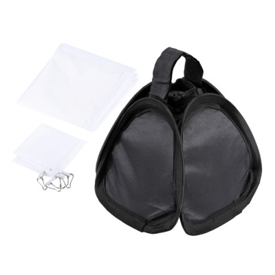 PULUZ Skladací softbox pre zábleskové svetlá 23 x 23 cm