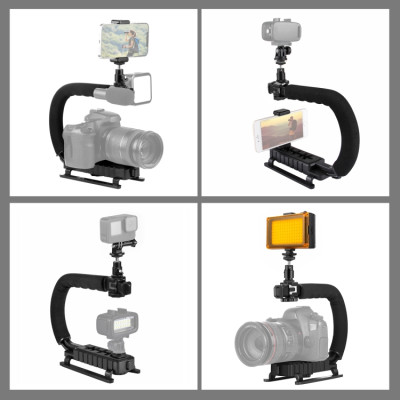 PULUZ PKT3012  U/C držák na sáňky + studiové světlo, pro všechny SLR a DV kamery