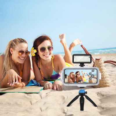 PULUZ PU631B, 40 LED Výplňové světlo, na potápění do 40m, barevné filtry