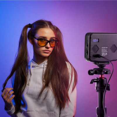 PULUZ PU634 LED RGB světlo 2500-9900K 12 x 12