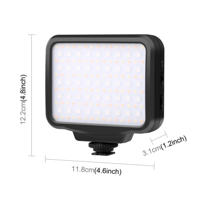 PULUZ PU634 LED RGB světlo 2500-9900K 12 x 12