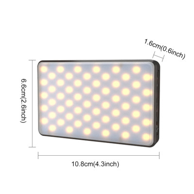 PULUZ PU566B LED Světlo 2500 / 9000K 120LED + barevné filtry