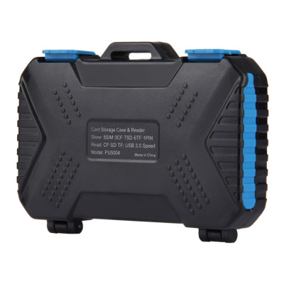 PULUZ USB C čítačka kariet + puzdro na pamäťové karty 22 v 1