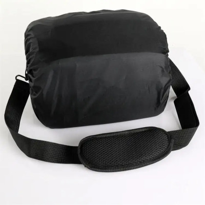 Taška cez rameno ZB201 pre fotoaparát, objektív, uzávierku 23x11x15 cm - sivá