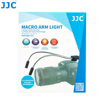 Svetlo JJC LED-2DII na makrofotografiu
