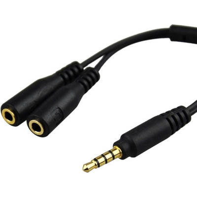 JJC KABEL-SPY1 na pripojenie mikrofónu a slúchadiel k jednému telefónu