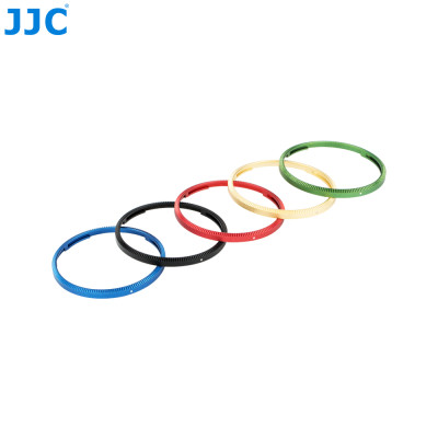 JJC Ozdobný kroužek objektivu pro RICOH modrý