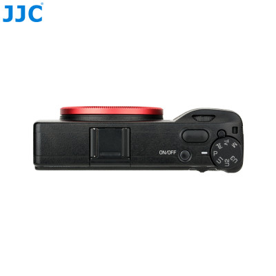 JJC Ozdobný kroužek objektivu pro RICOH červený