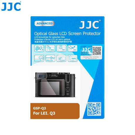 JJC LCD ochrana GSP-Q3 LCD ochranné sklo pre LEICA Q3/Q3 43
