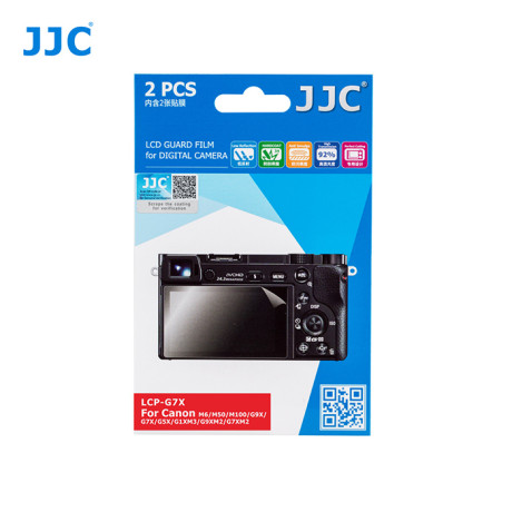 JJC LCP-G7X ochranná fólie LCD pro Canon PowerShot G5X MarkII, G9 X MarkII